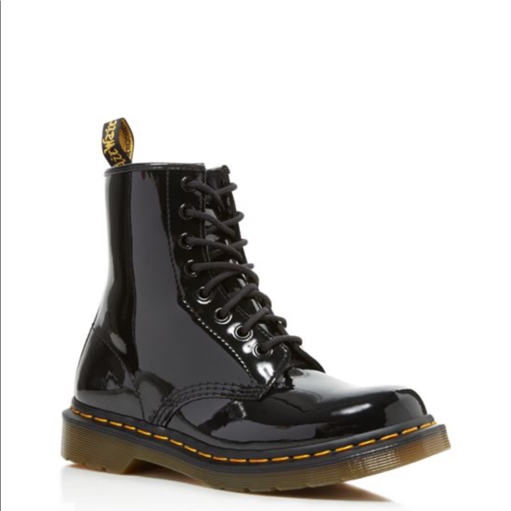 Size 11 Patent Doc Marten 1460 boots NIB